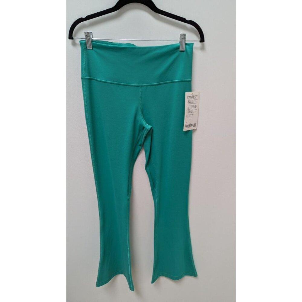 Lululemon Teal Align HR Mini Flare Pant Leggings
